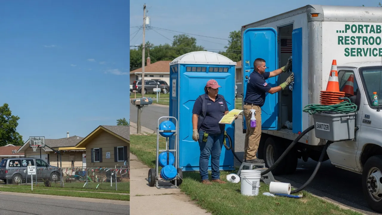 Portable Toilet Rental in Salem, IL near me